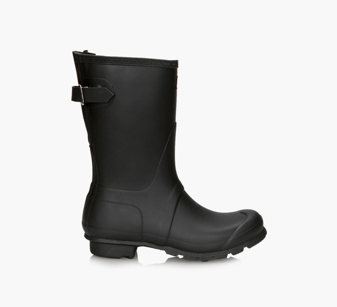 Short black hunter rain boots sales