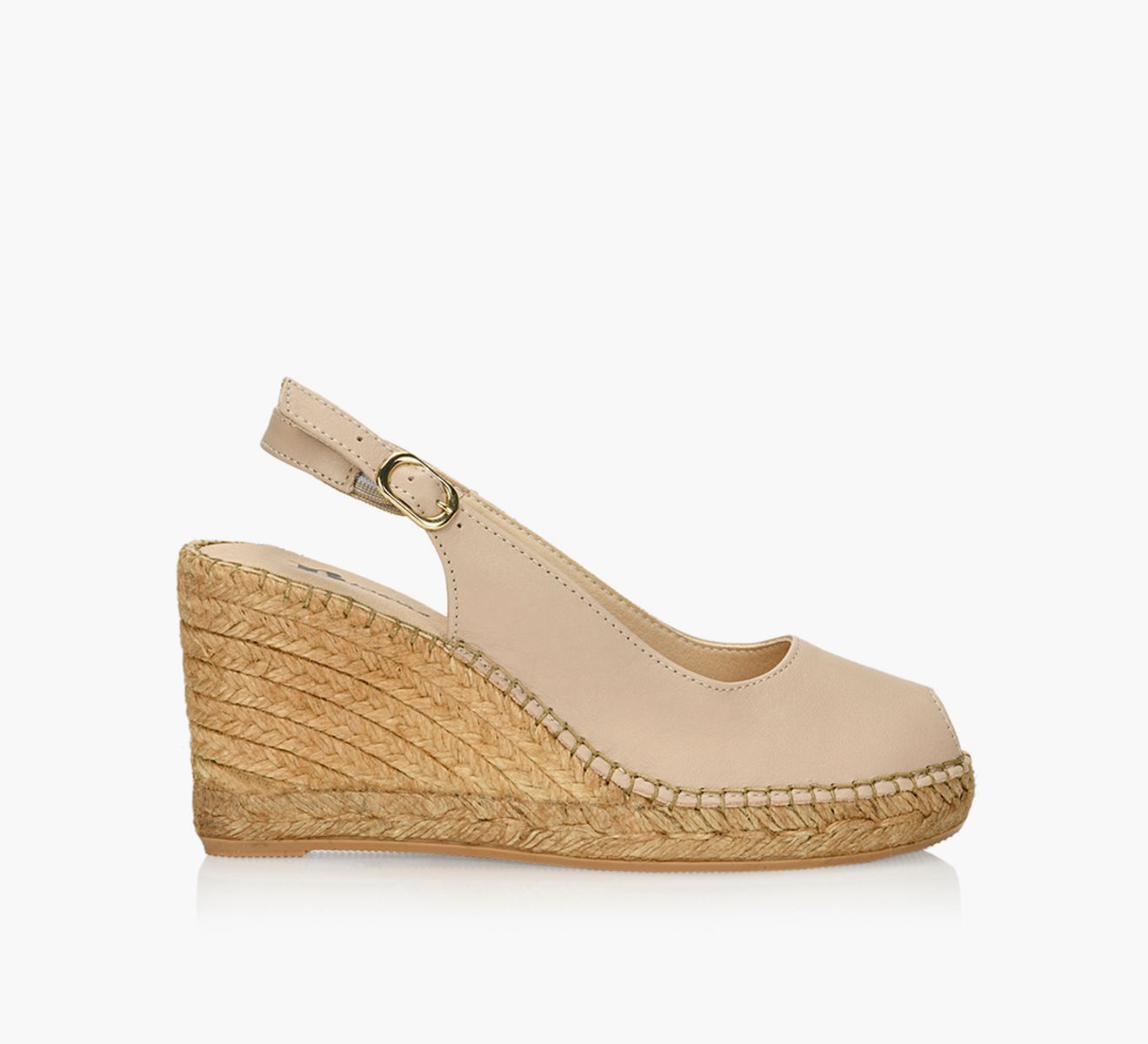 BROWNS LUNA WEDGE SANDAL White Leather Size 9 Browns Women
