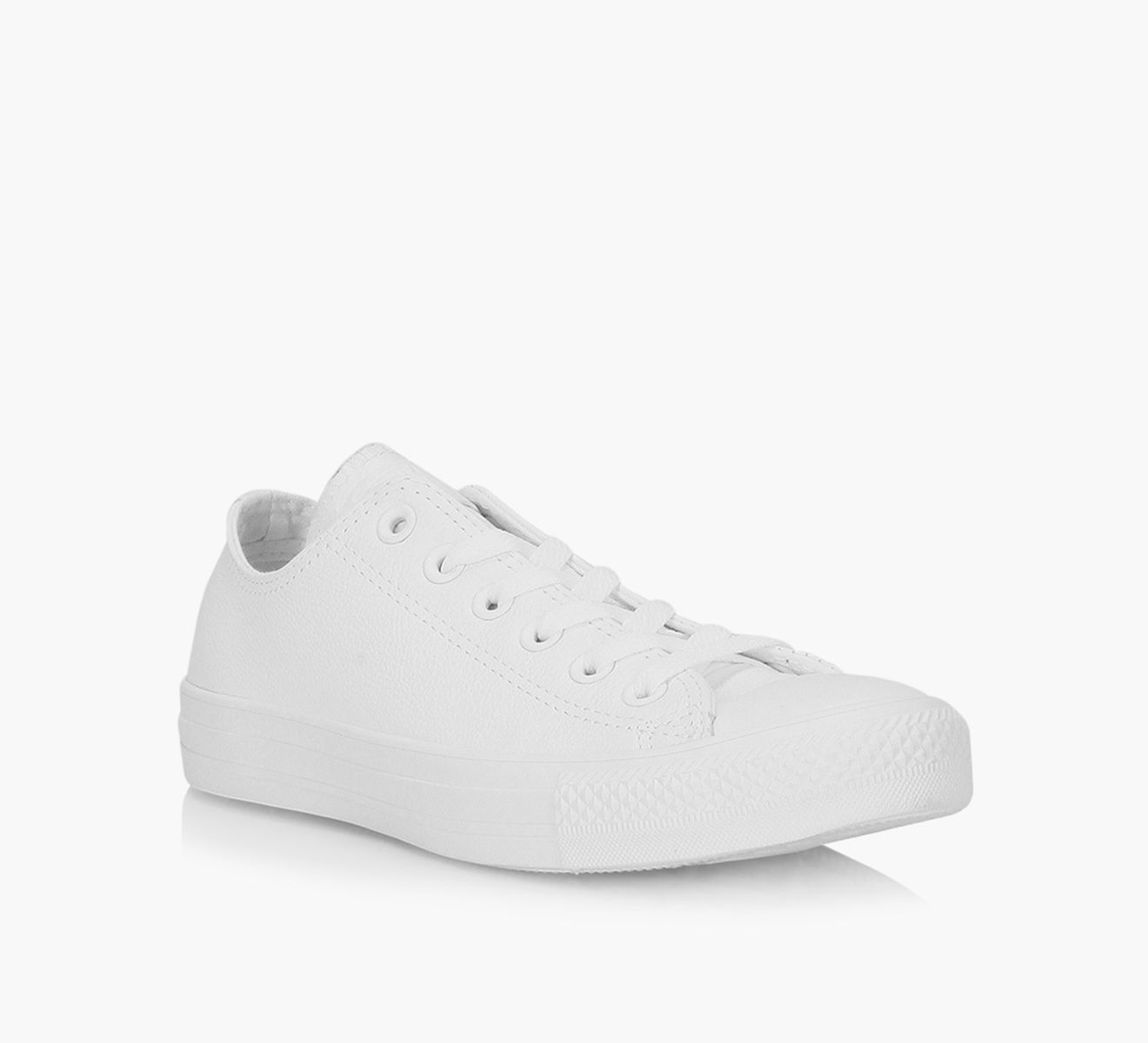 CONVERSE CHUCK TAYLOR ALL STAR LEATHER LOW TOP - White