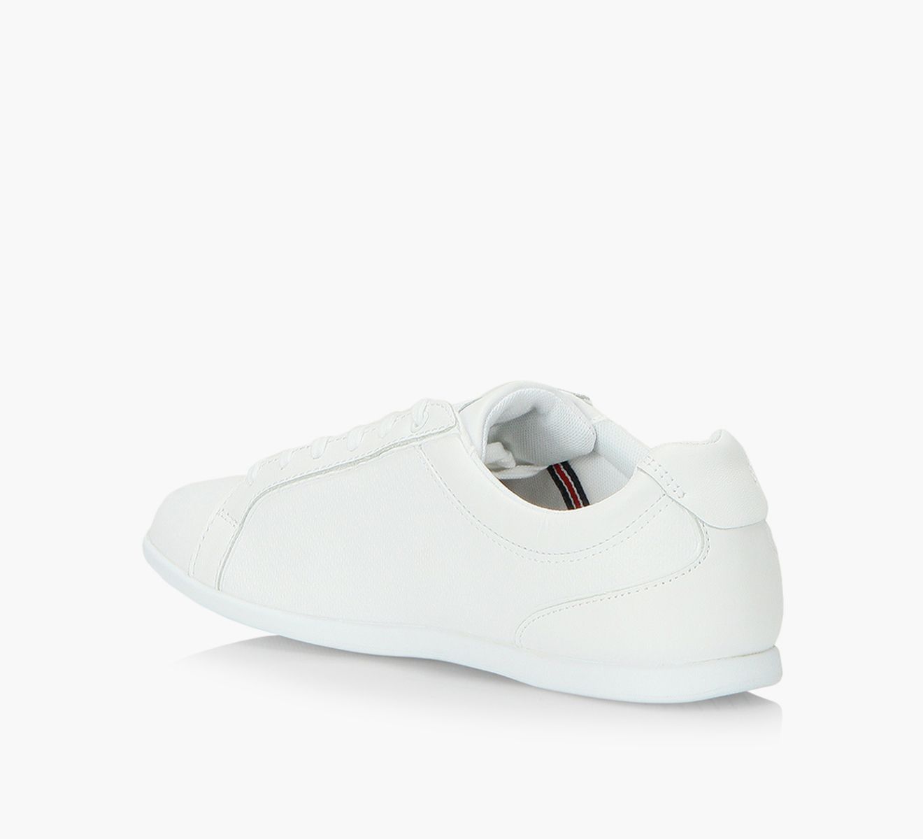LACOSTE REY LACE 317 1 White Leather Browns Shoes