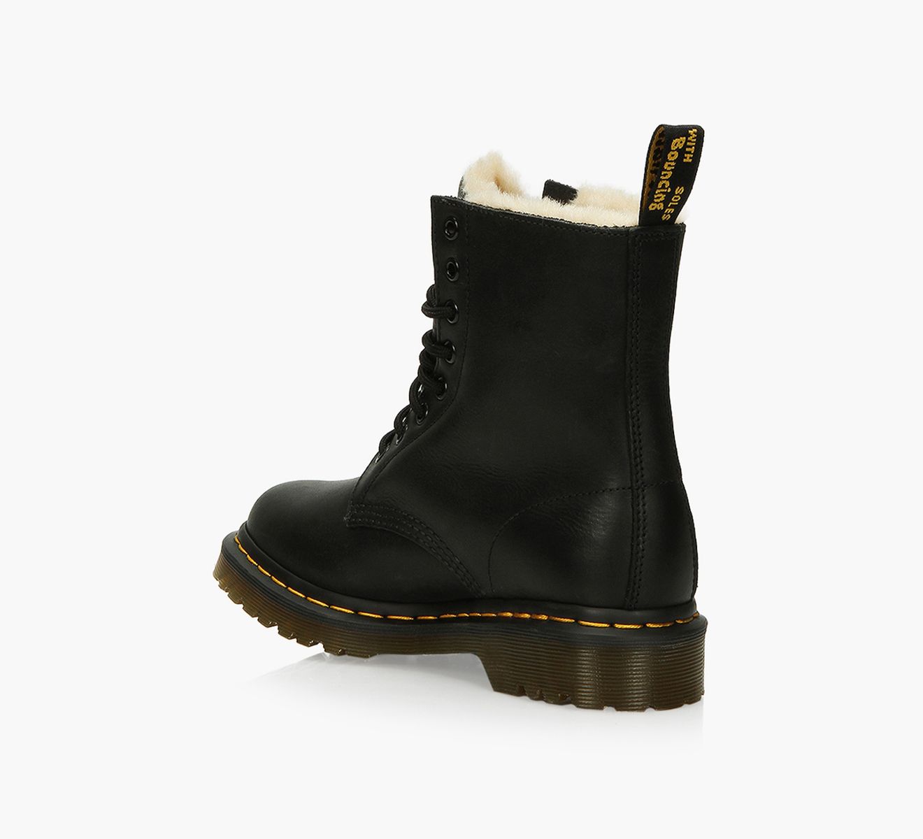Dr. Martens 1460 Serena Faux Fur Lined Lace Up Browns Shoes