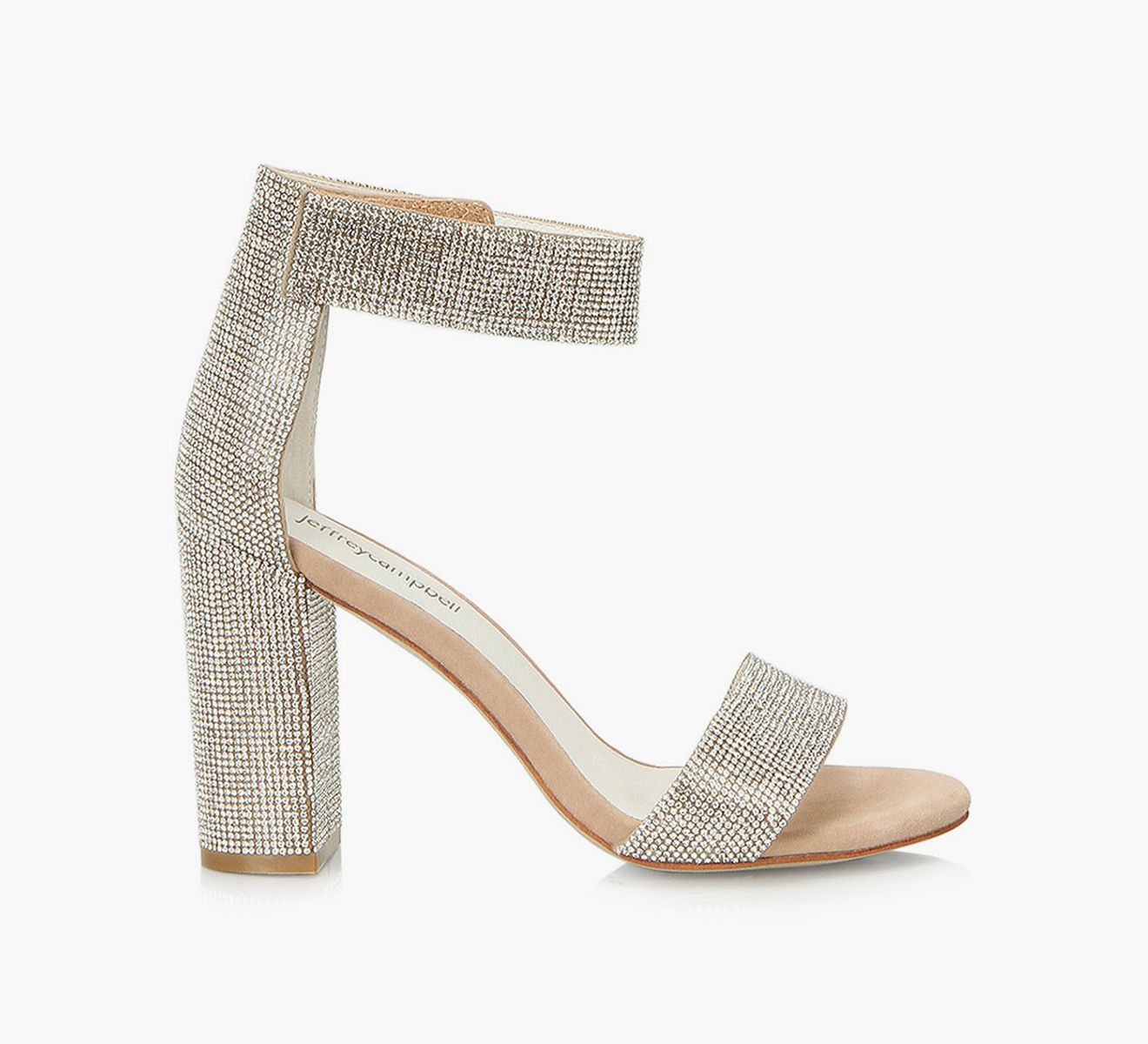 JEFFREY CAMPBELL LINDSAY JS Glitter Browns Shoes