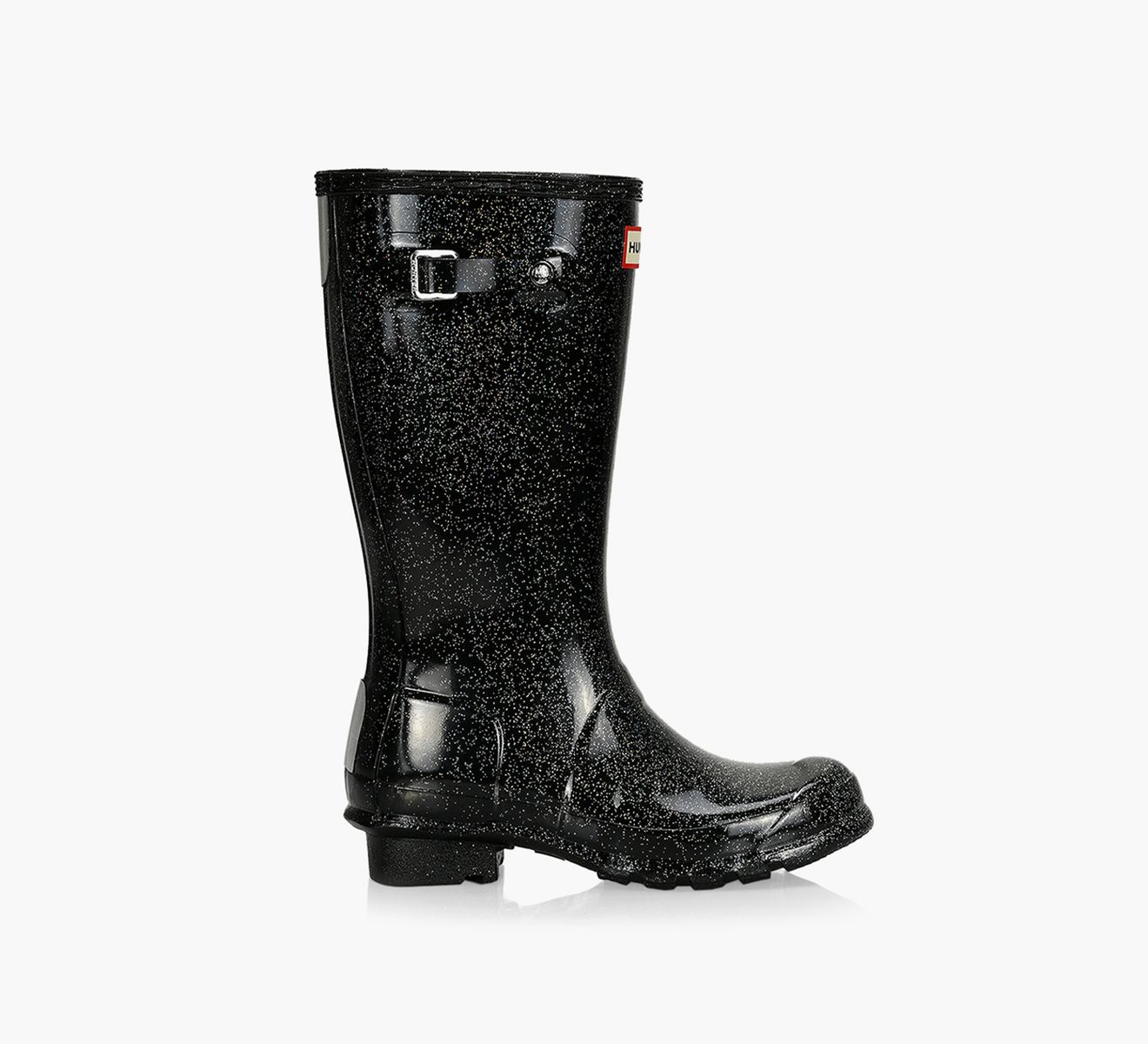 HUNTER ORIGINAL STARCLOUD Black Rubber Size 4 Y Browns Infant