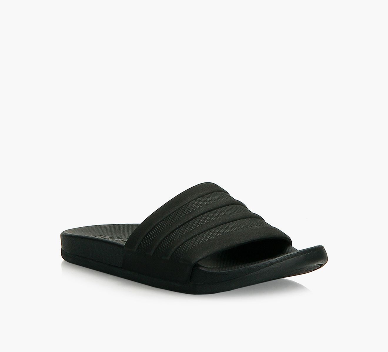 ADIDAS ADILETTE COMFORT SLIDES Black Synthetic Browns Shoes