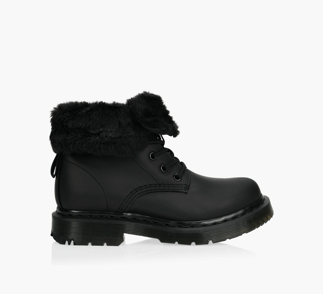 DR. MARTENS 1460 KOLBERT SNOWPLOW Black Leather Browns Shoes