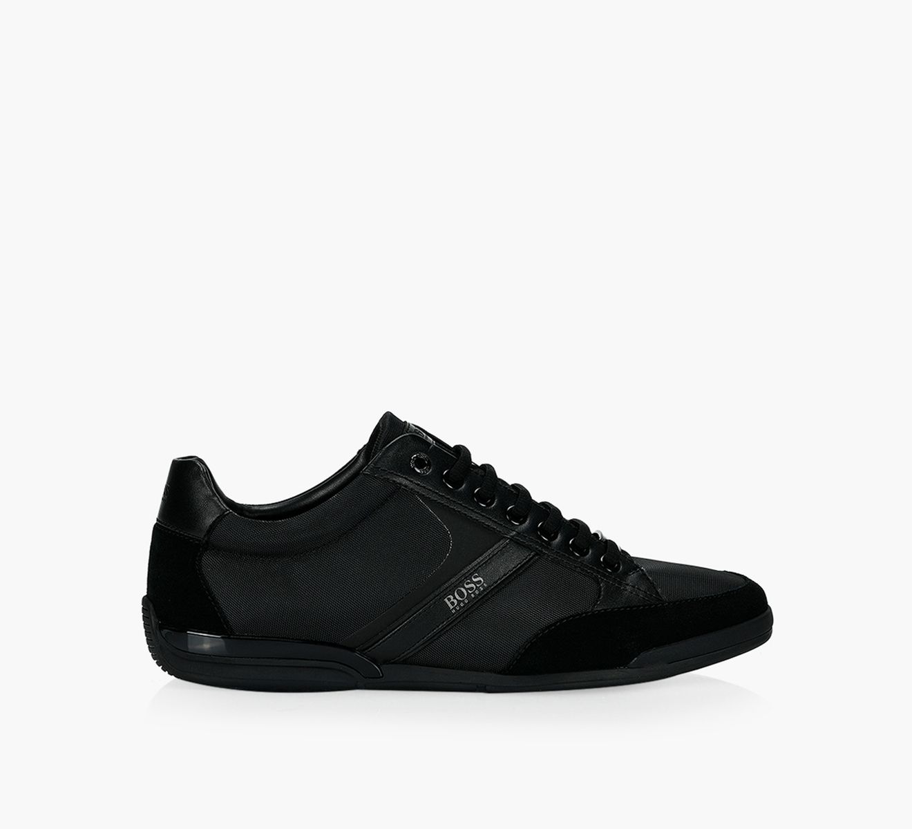 BOSS SATURN LOW Black Fabric Browns Shoes