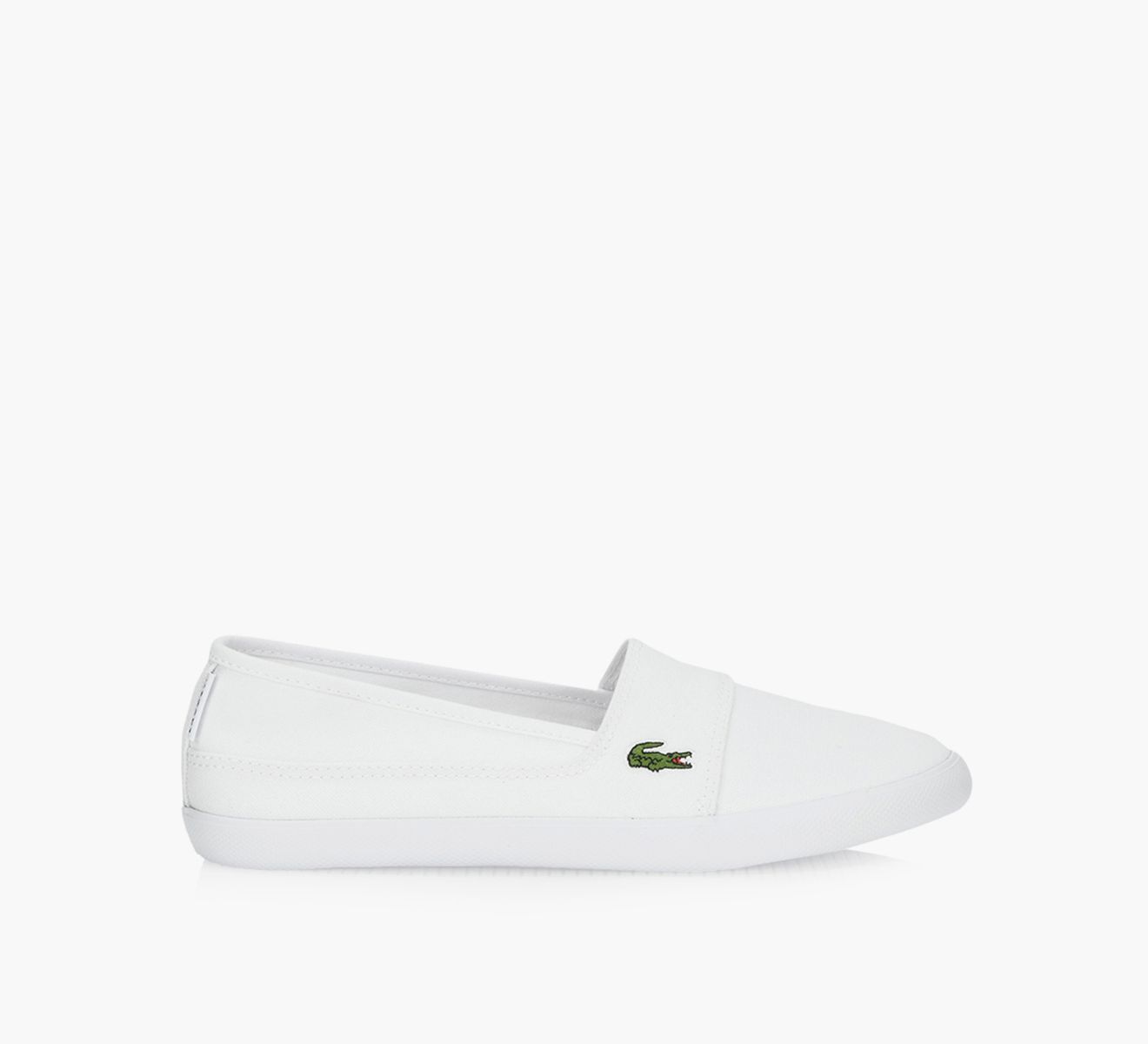 LACOSTE MARICE BL 2 White Fabric Browns Shoes