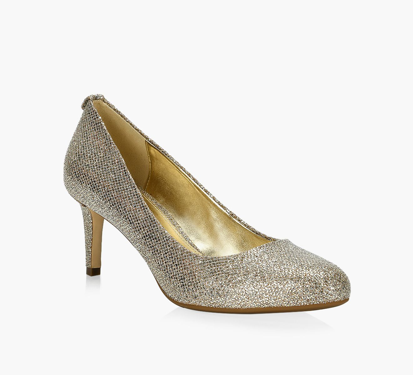 MICHAEL MICHAEL KORS JENNA FLEX PUMP Gold Patent Leather Browns Shoes