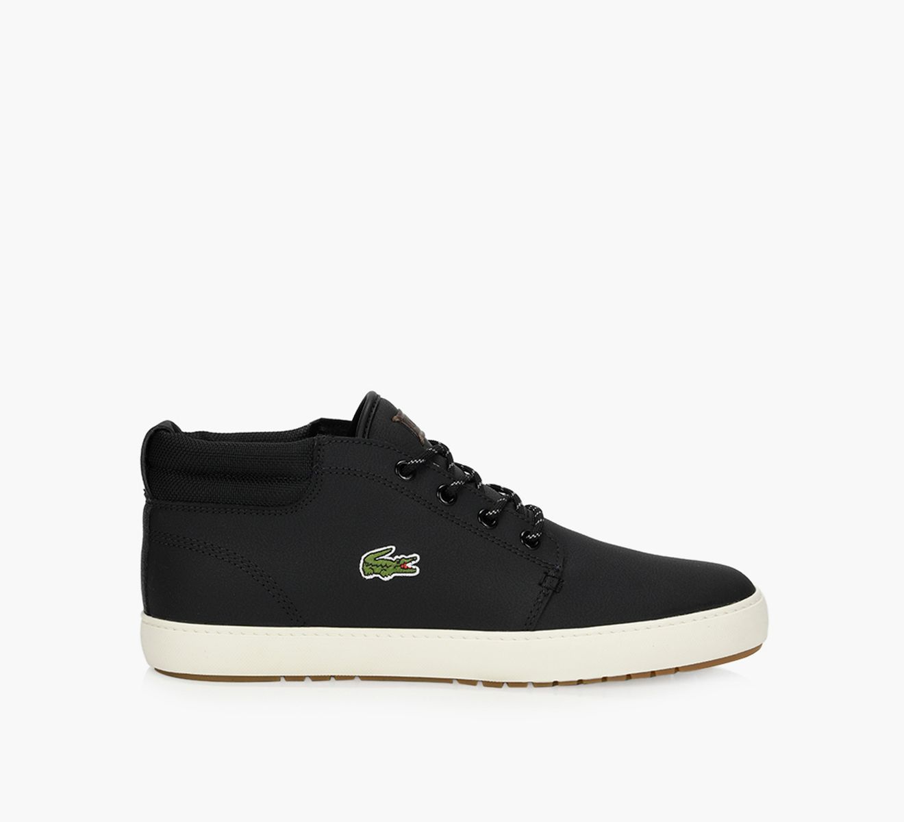 LACOSTE AMPTHILL TERRA 319 Black Leather Browns Shoes