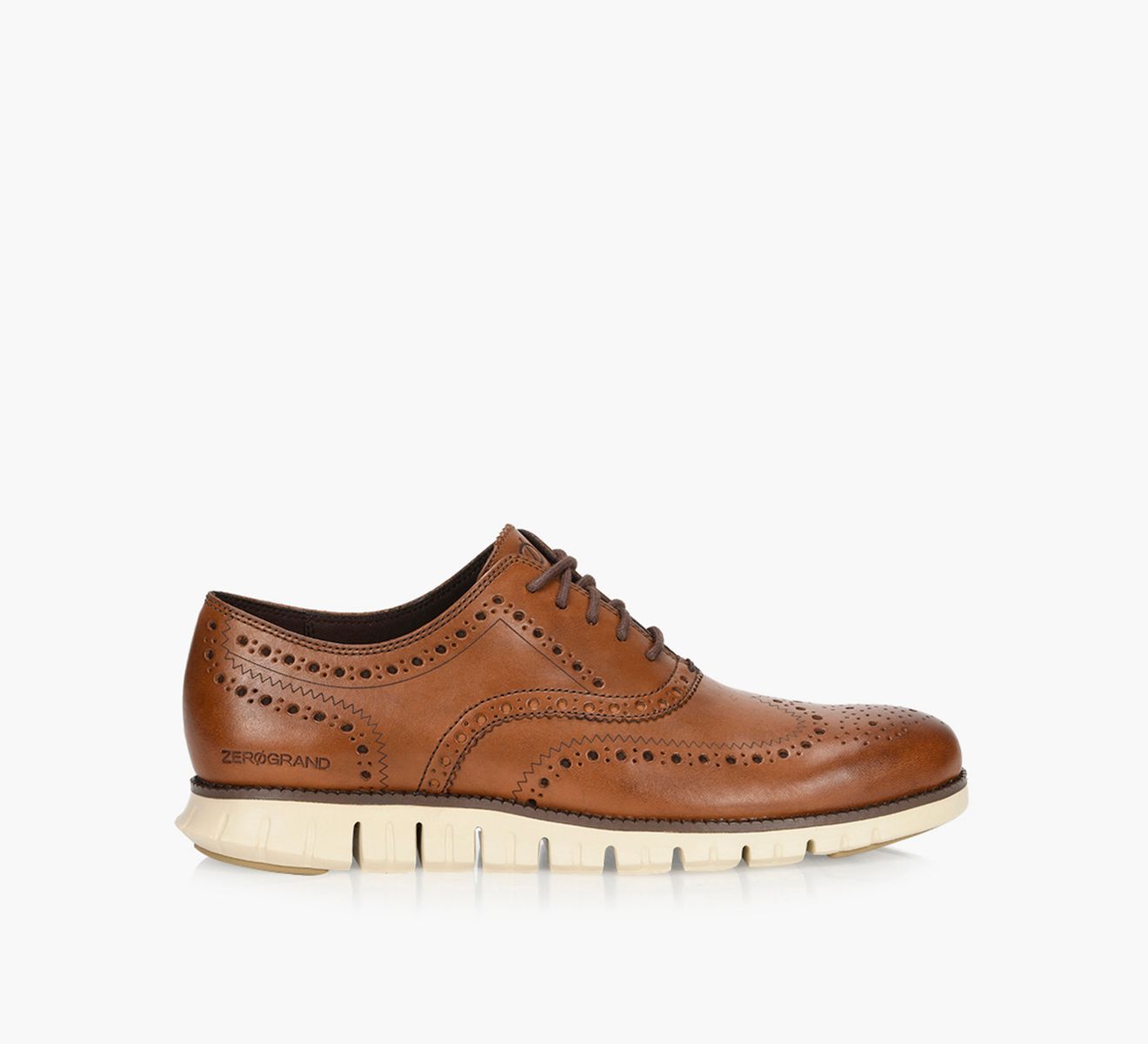 COLE HAAN ZEROGRAND WING OX LEATHER Tan Leather Browns Shoes