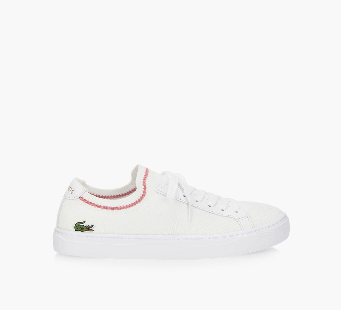 LACOSTE LA PIQUE 319 1 White Colour Fabric Browns Shoes