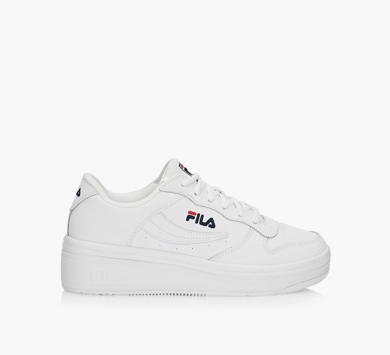 FILA WX 100 White Leather Browns Shoes