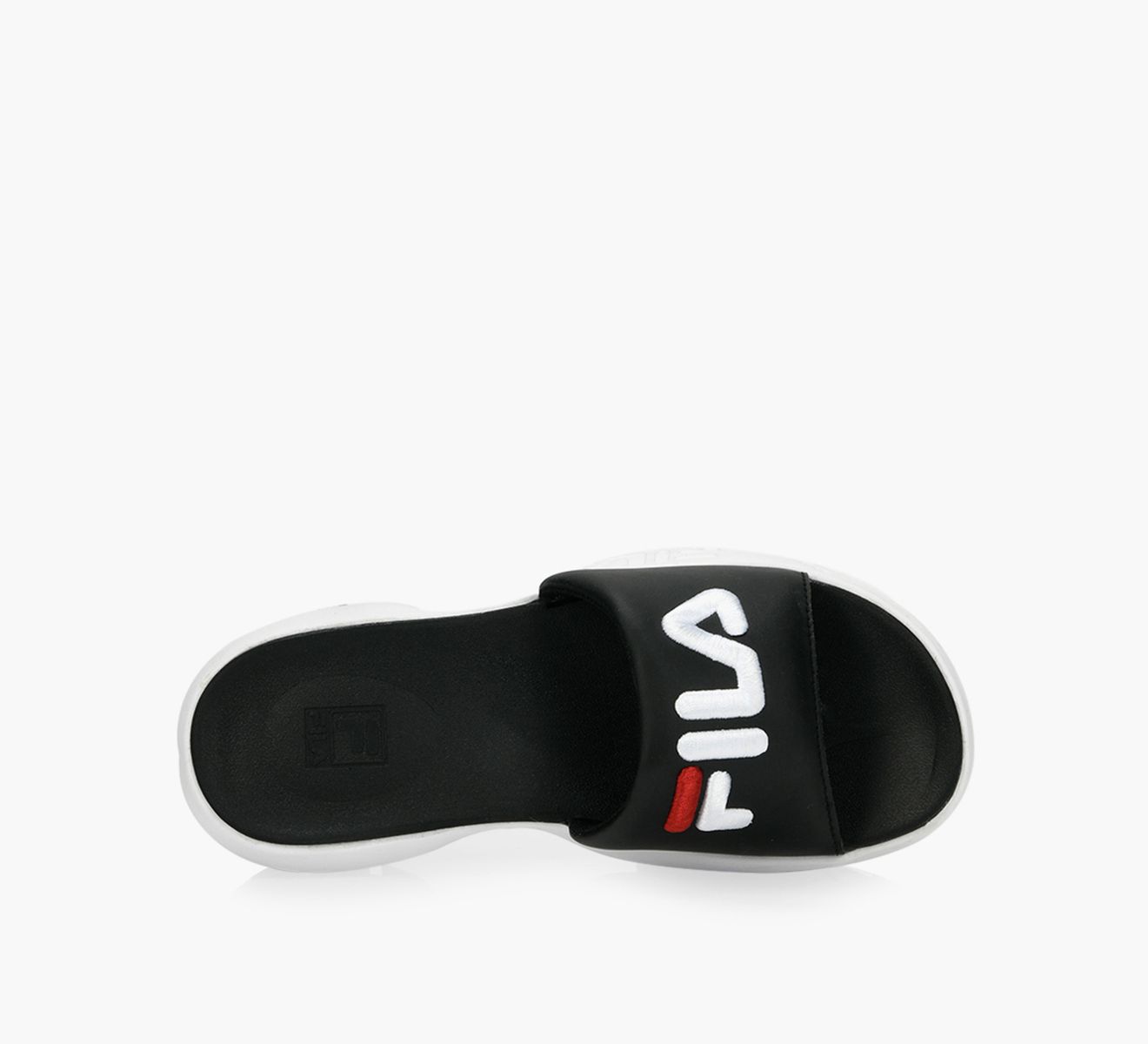 FILA DISRUPTOR BOLD SLIDE Black Synthetic Browns Shoes