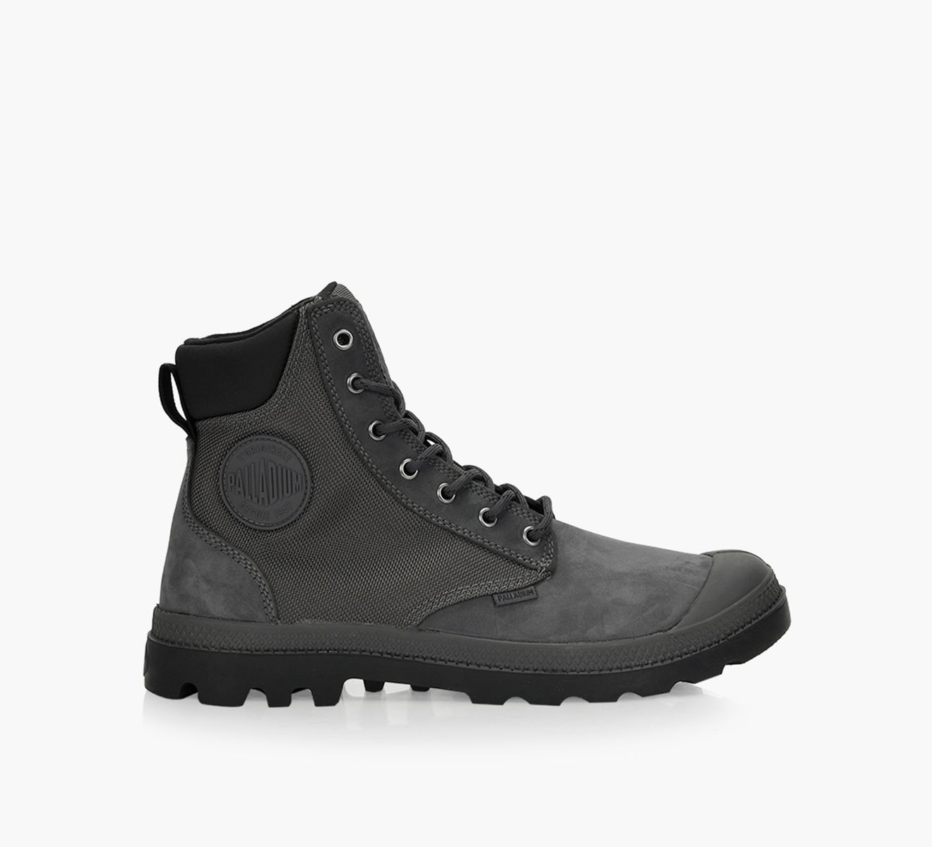 PALLADIUM PAMPA SPORT CUFF Grey Leather Browns Shoes