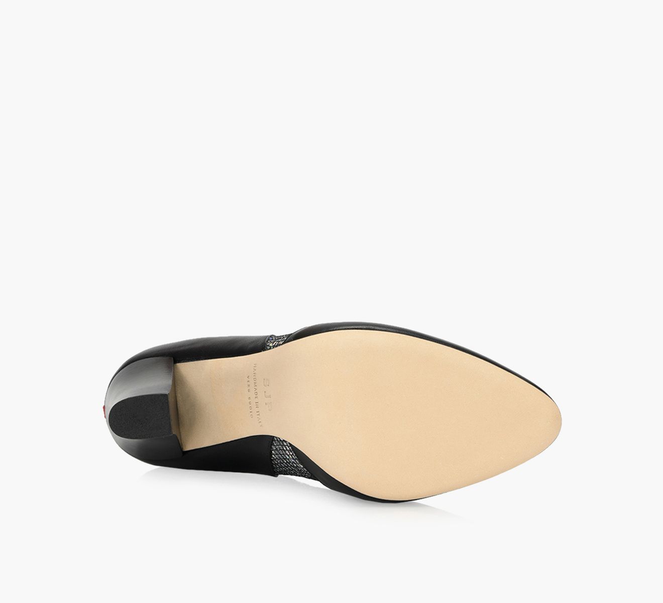 SJP CHAUCER Black Leather Browns Shoes