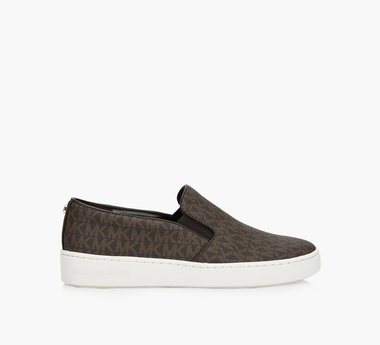 MICHAEL MICHAEL KORS KEATON SLIP ON Brown Leather Browns Shoes