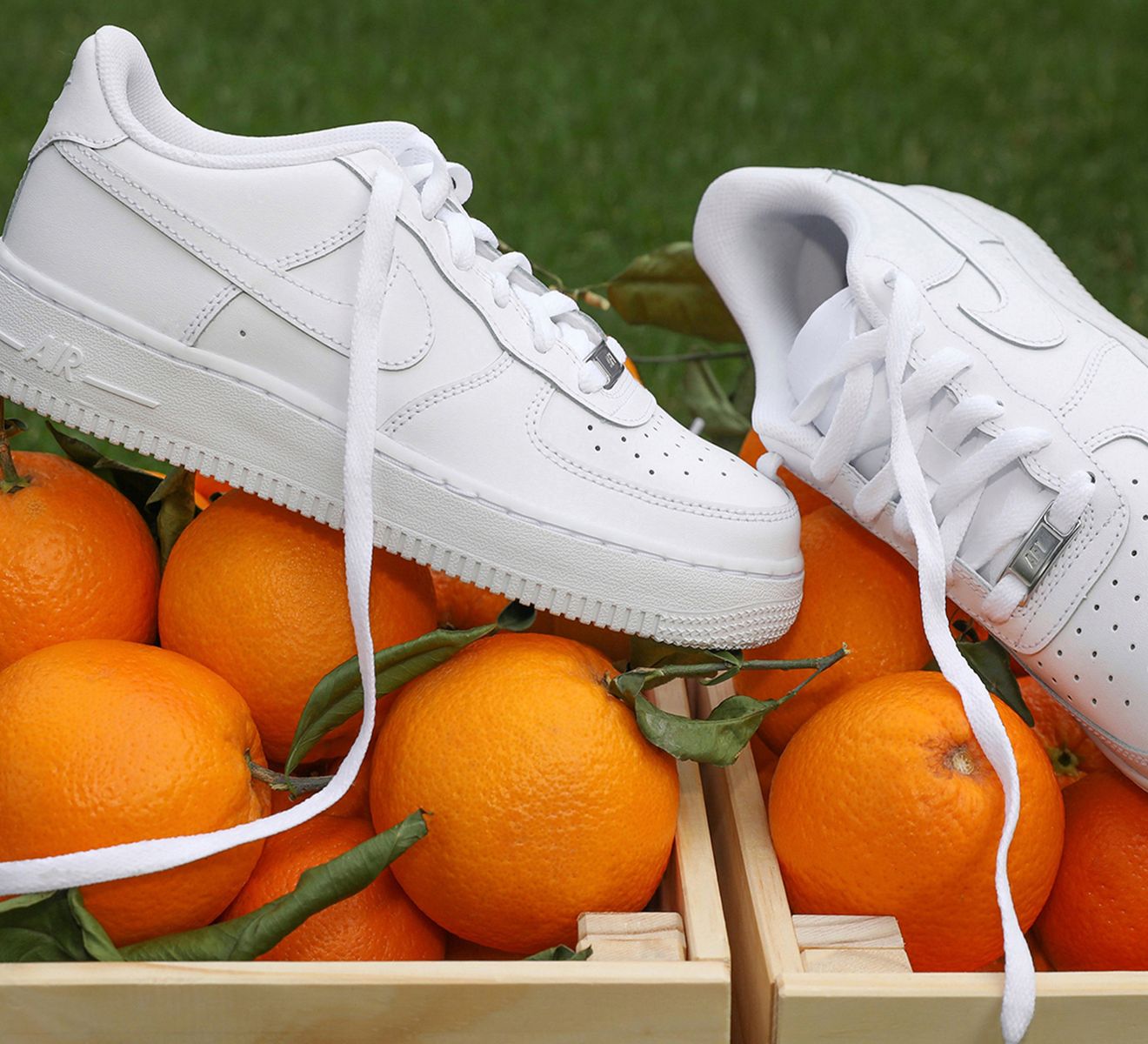 Plain white nike air force ones hot sale