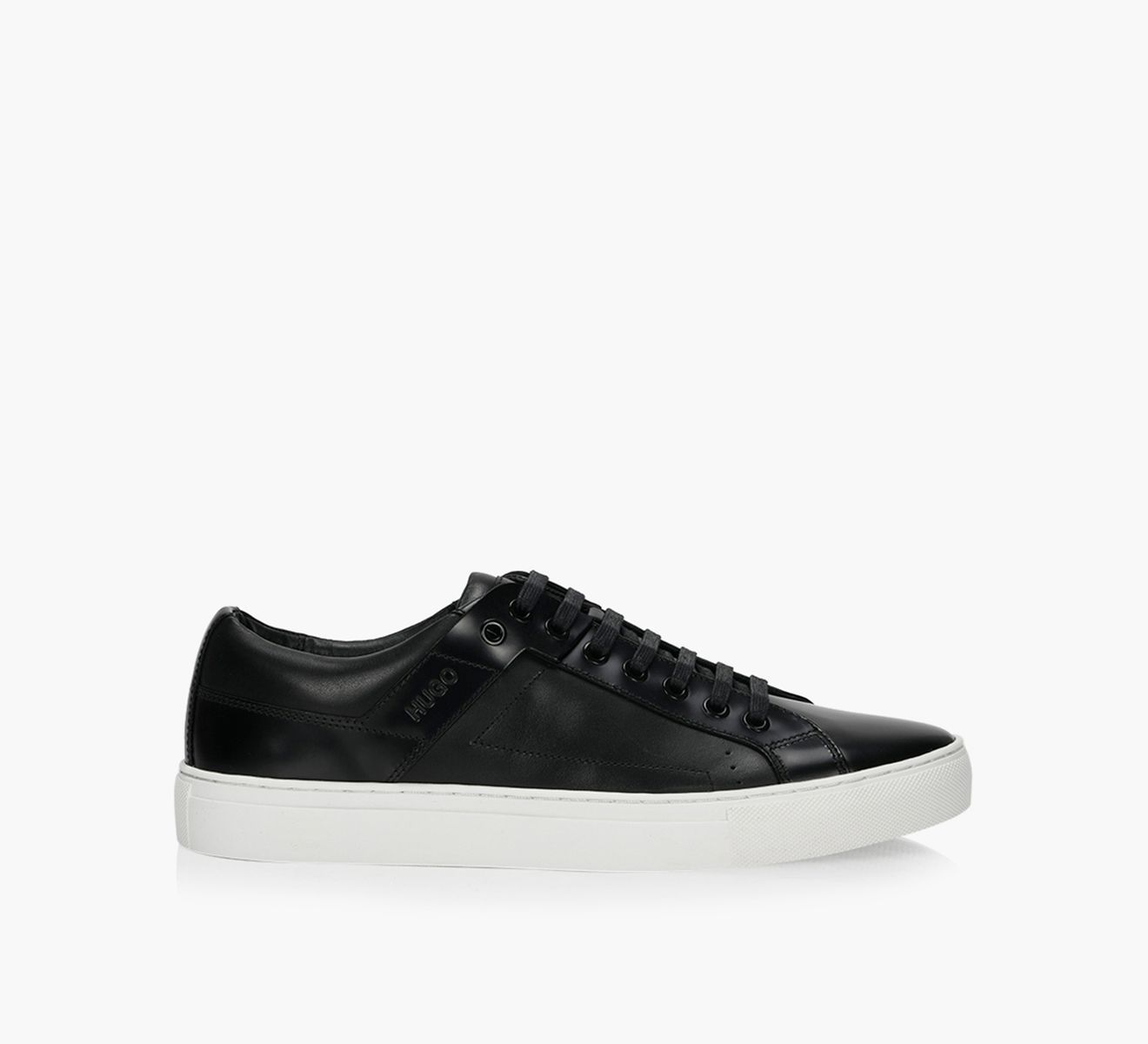 HUGO FUTURISM TENN ITBO Black Leather Browns Shoes