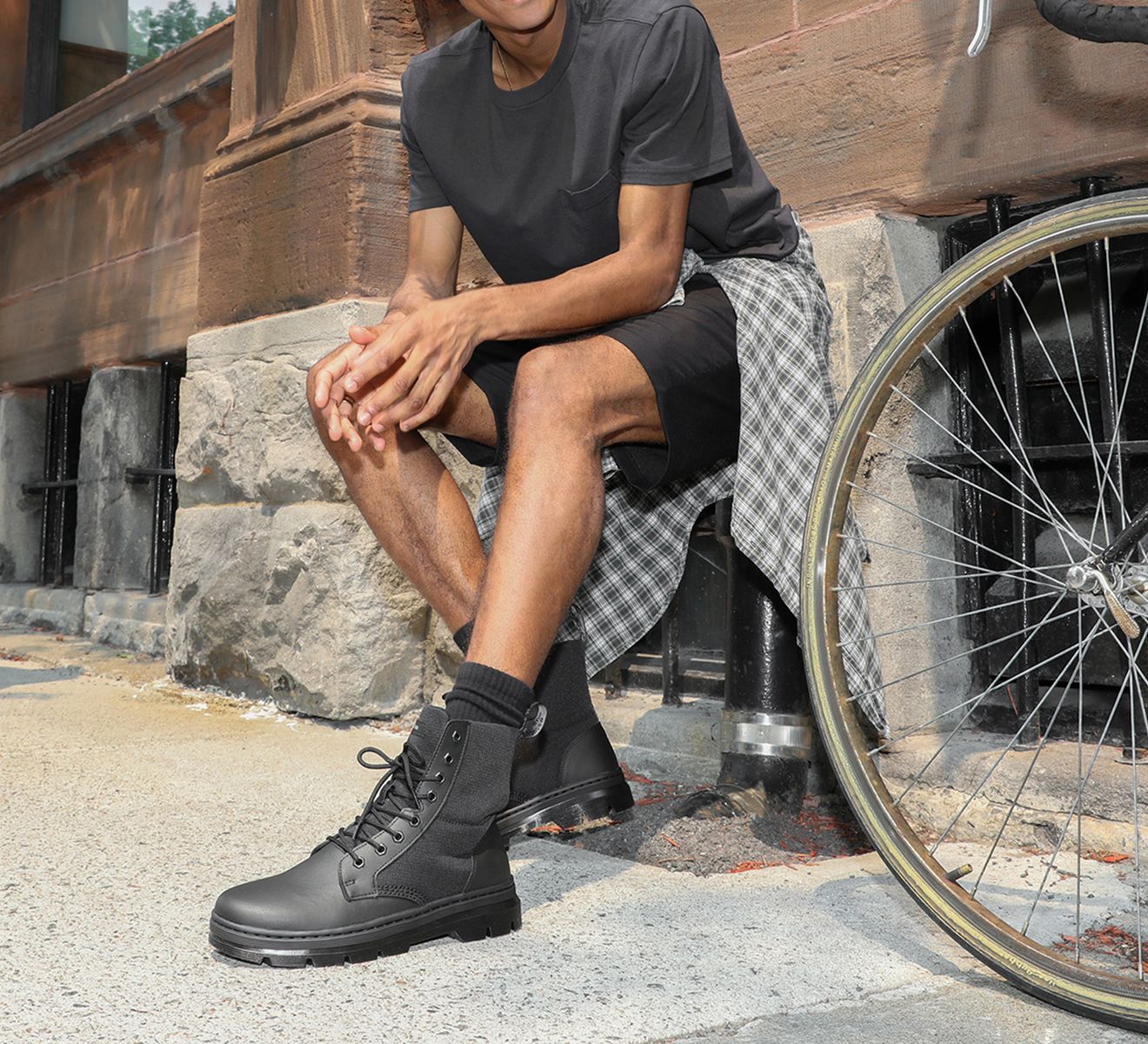 Dr martens combs nylon boots online