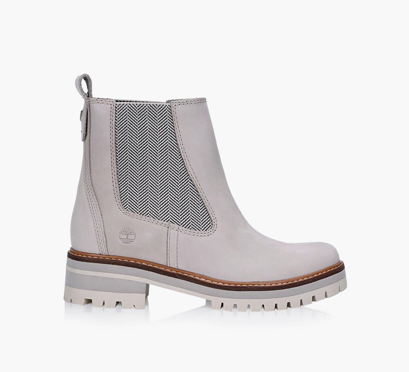TIMBERLAND COURMAYEUR VALLEY CHELSEA Taupe Nubuck Browns Shoes