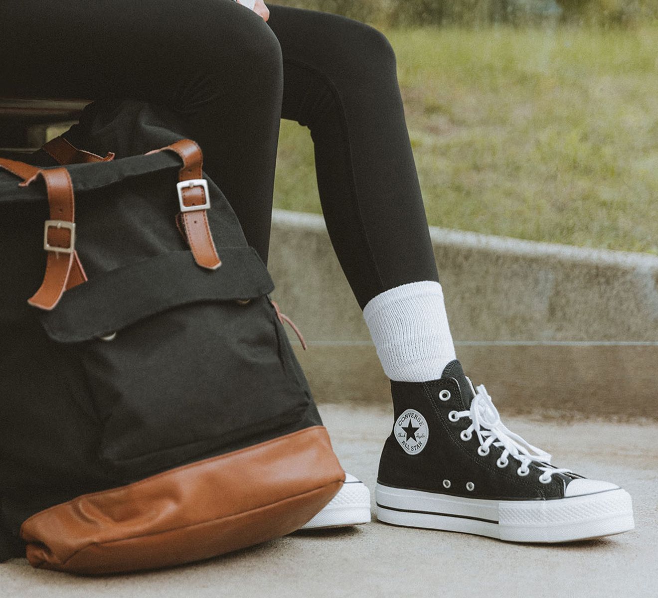 Converse Chuck Taylor All Star Platform High Top Browns Shoes