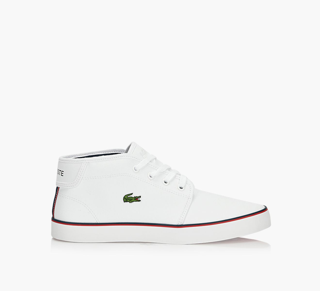 LACOSTE AMPTHILL 120 1 White Browns Shoes