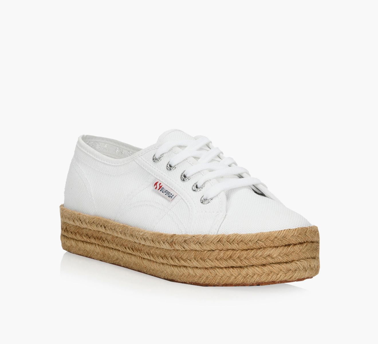 SUPERGA 2730 COTROPE W White Fabric Browns Shoes