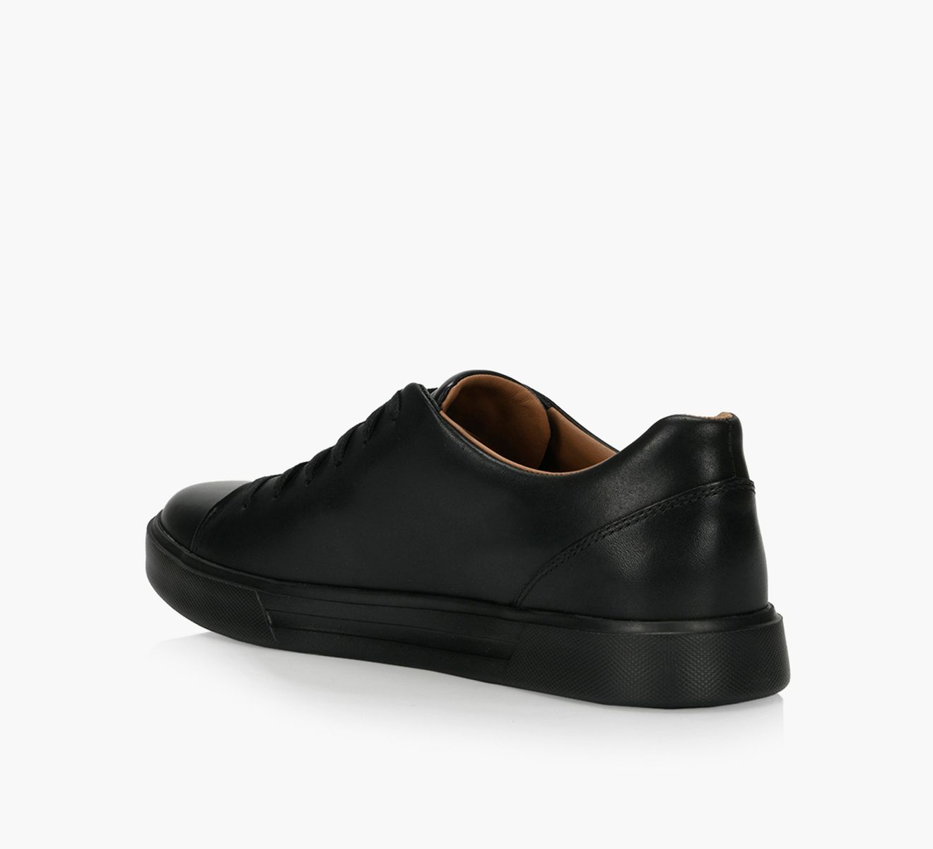 CLARKS UNSTRUCTURED UN COSTA LACE - Black Leather | Browns Shoes