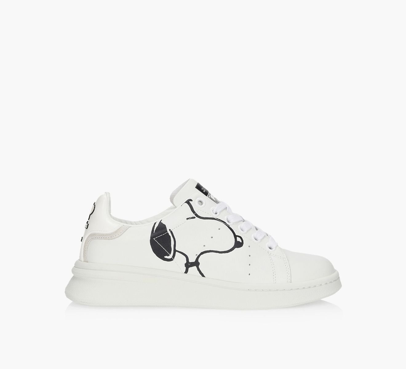 MARC JACOBS PEANUTS X THE TENNIS SHOE Cuir Blanc Browns Shoes