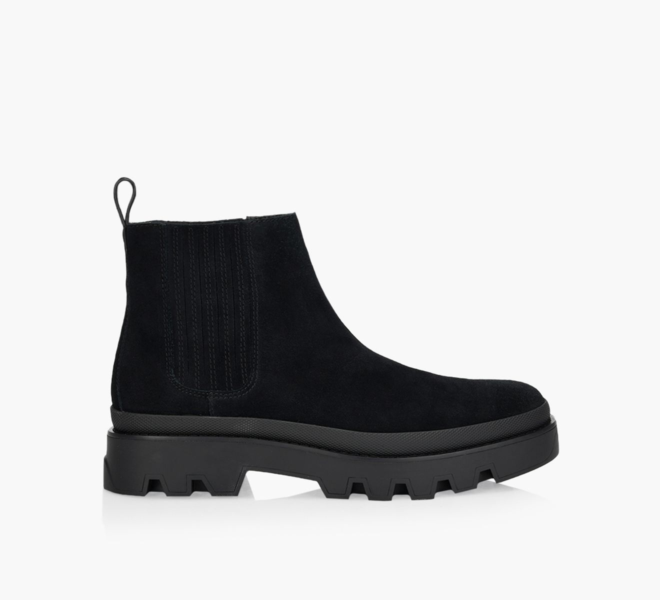 MICHAEL KORS MENS LEWIS BOOT Black Leather Browns Shoes