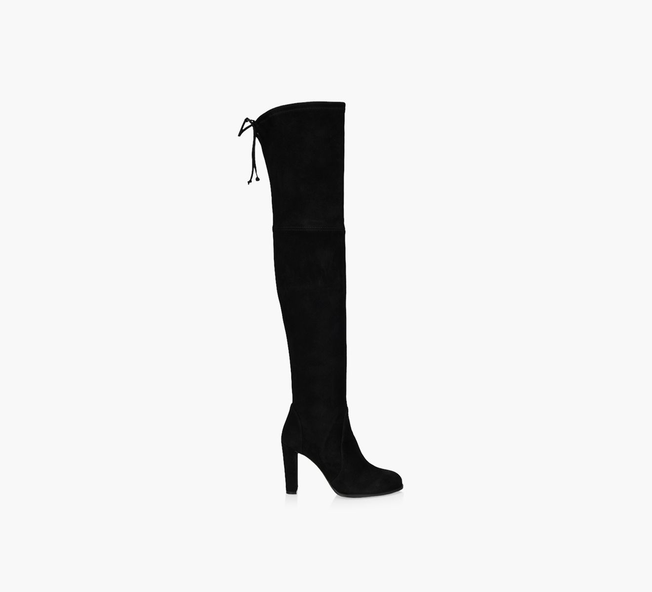 STUART WEITZMAN HIGHLAND Black Suede Browns Shoes