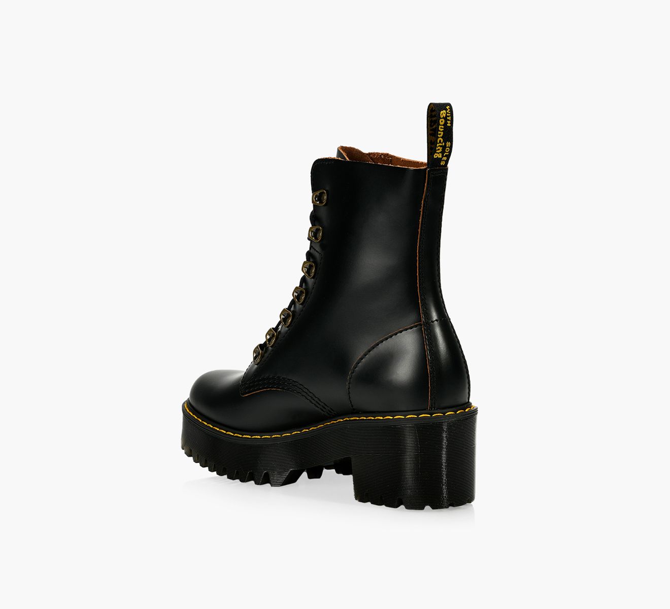 DR. MARTENS LEONA VINTAGE HEELED BOOTS Browns Shoes