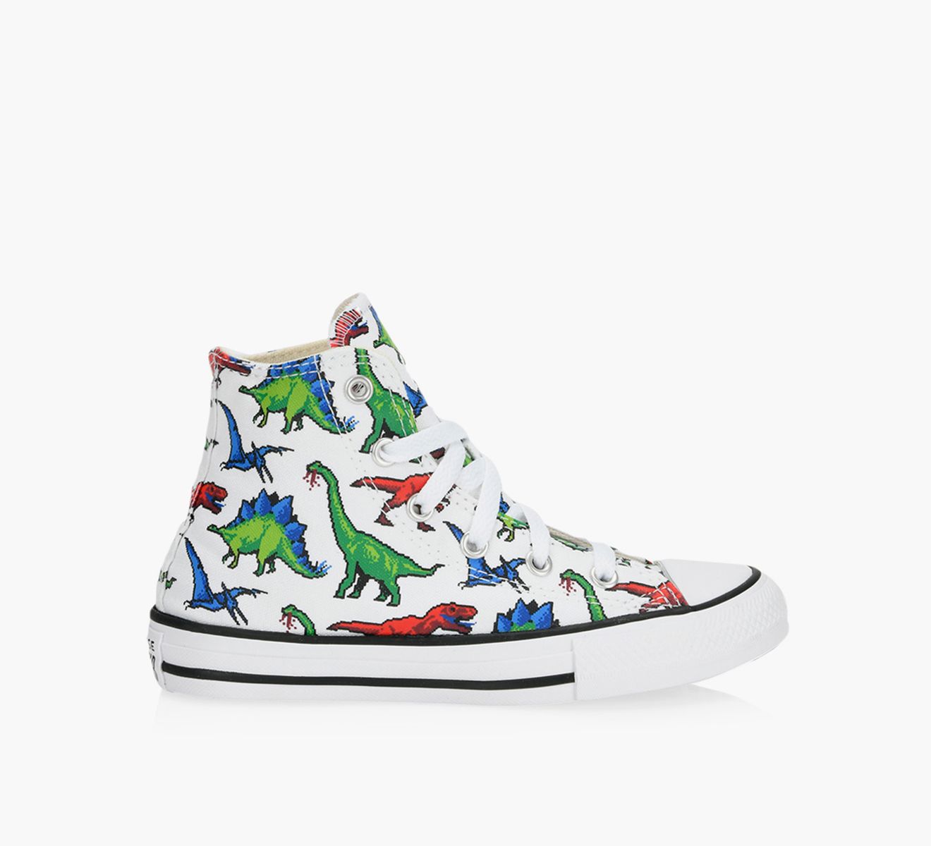 CONVERSE CHUCK TAYLOR ALL STAR DIGITAL DINOVERSE HI White Browns Shoes