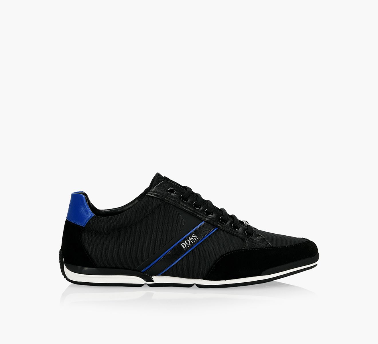 BOSS SATURN LOWP MX Black Fabric Browns Shoes