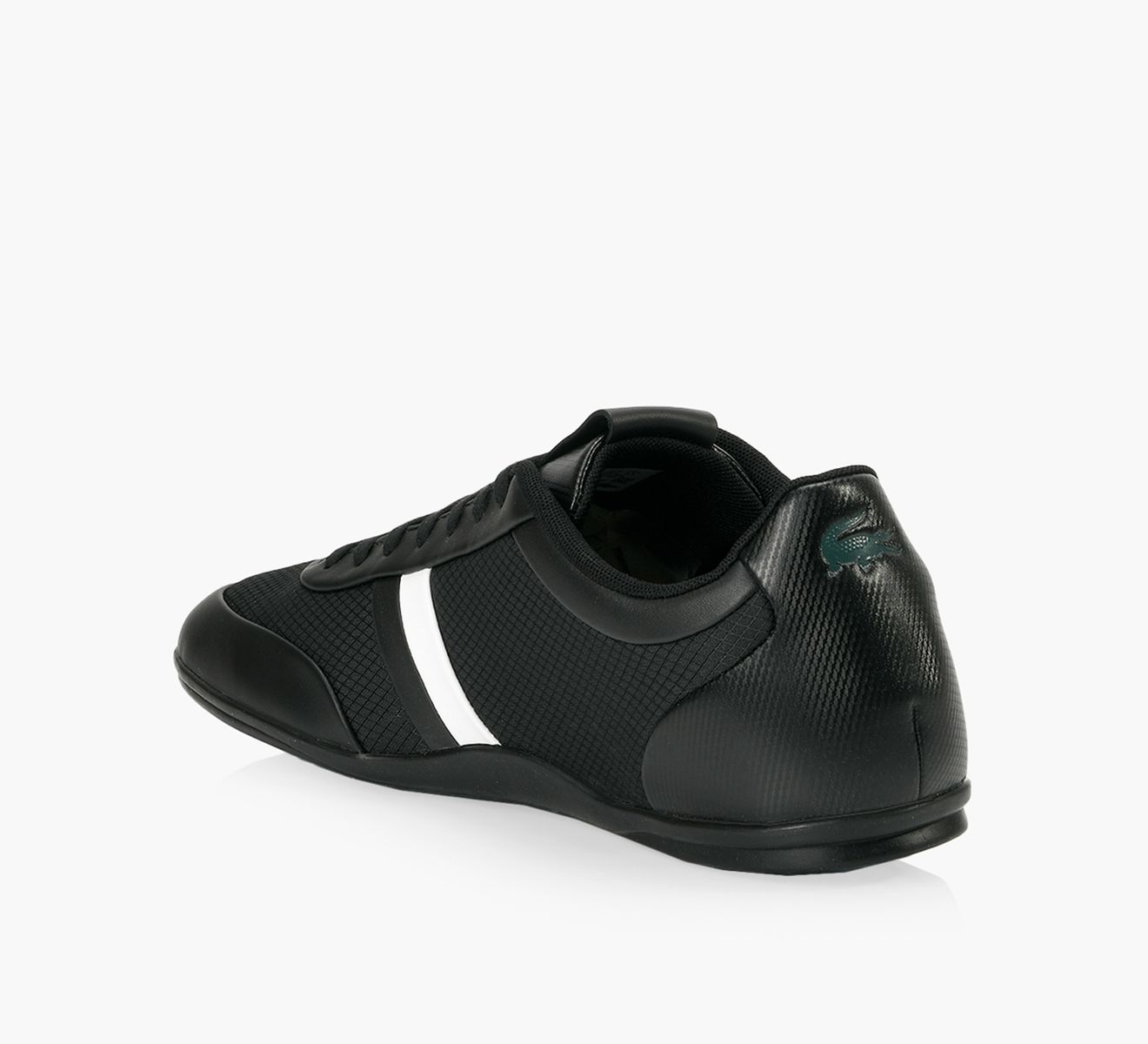 LACOSTE STORDA Black Leather Browns Shoes