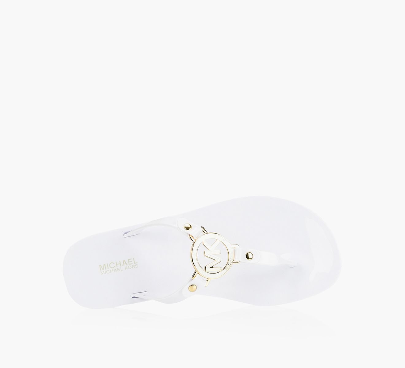 Michael kors white jelly sandals new arrivals