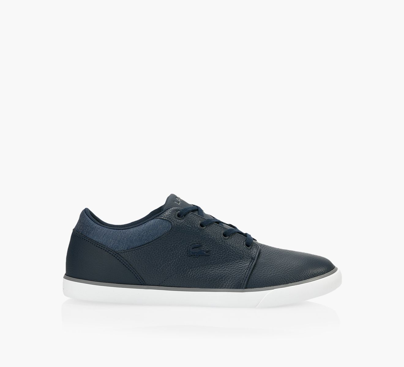 LACOSTE MINZAH Blue Leather Browns Shoes