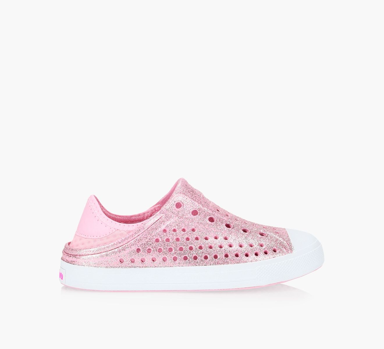 Pink glitter skechers top