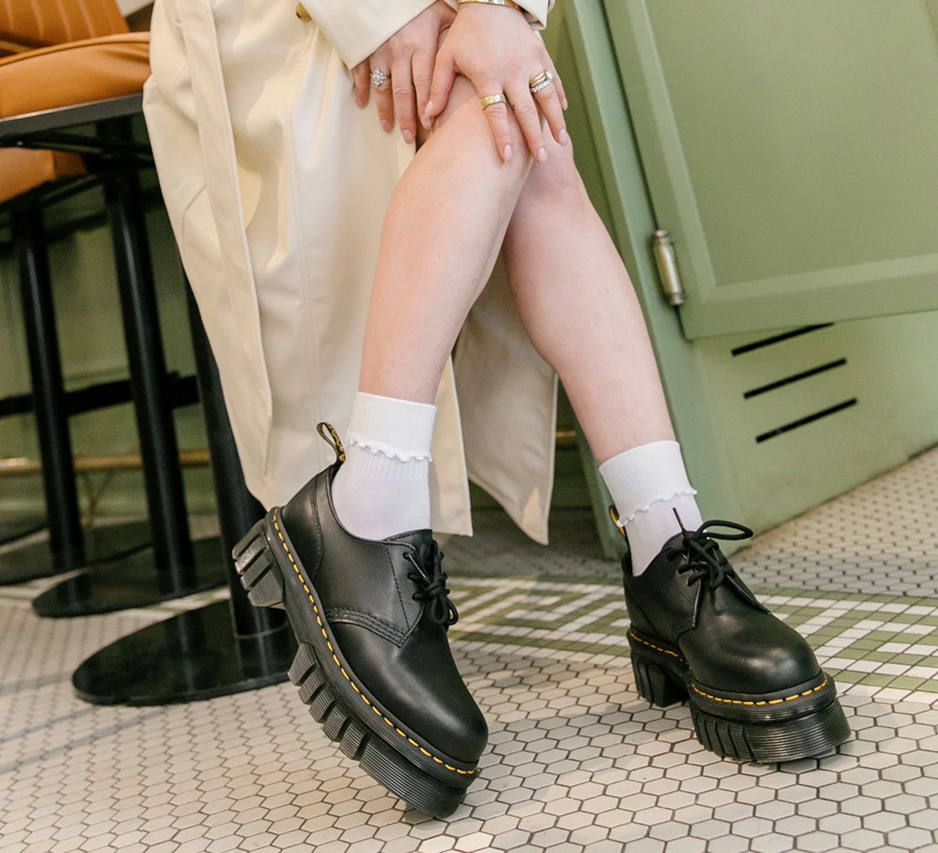 再入荷アイテム MARTENS DR. AUDRICK Shoes Browns | SHOE 3-EYE 靴