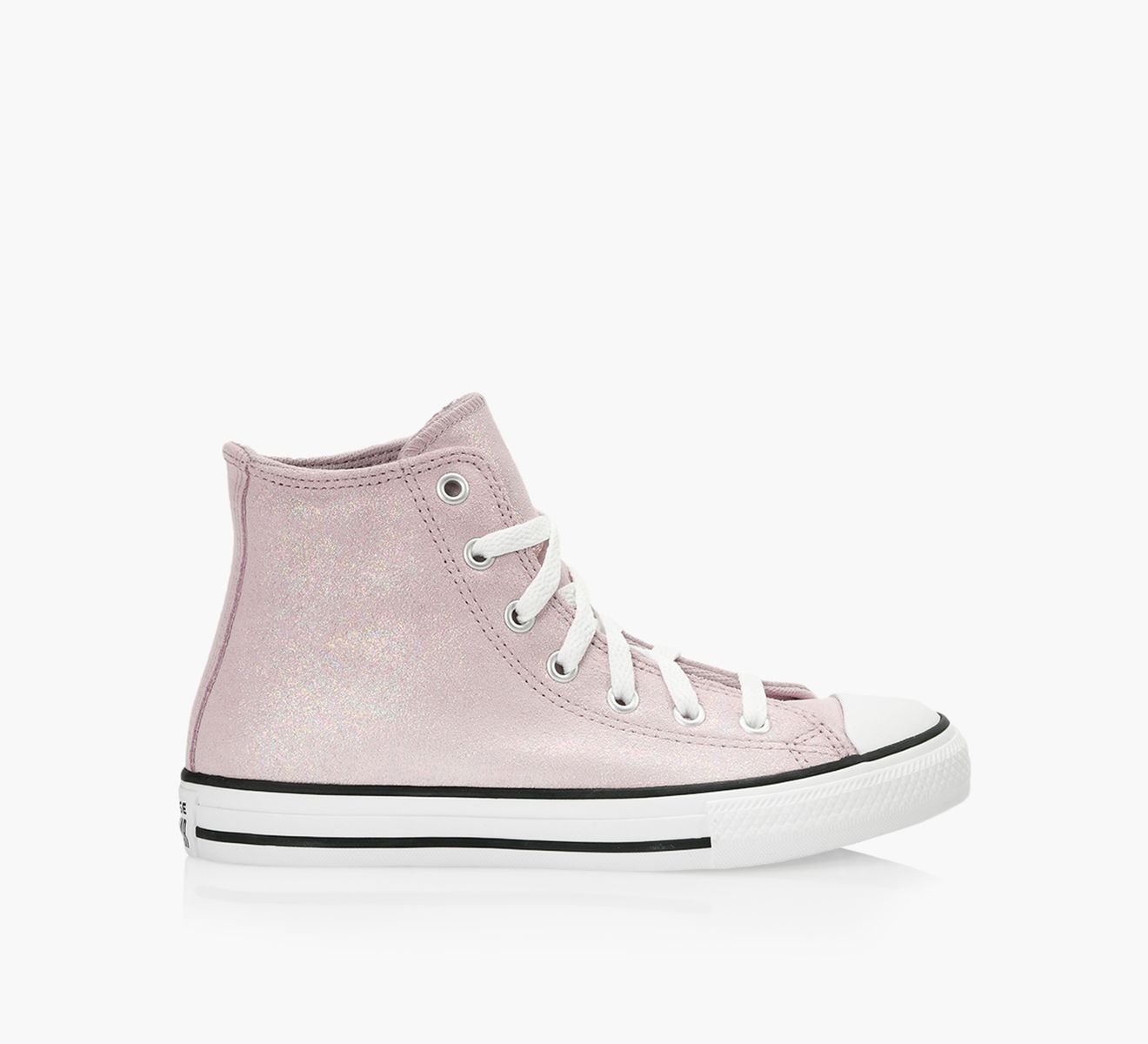 Pink leather converse kids on sale