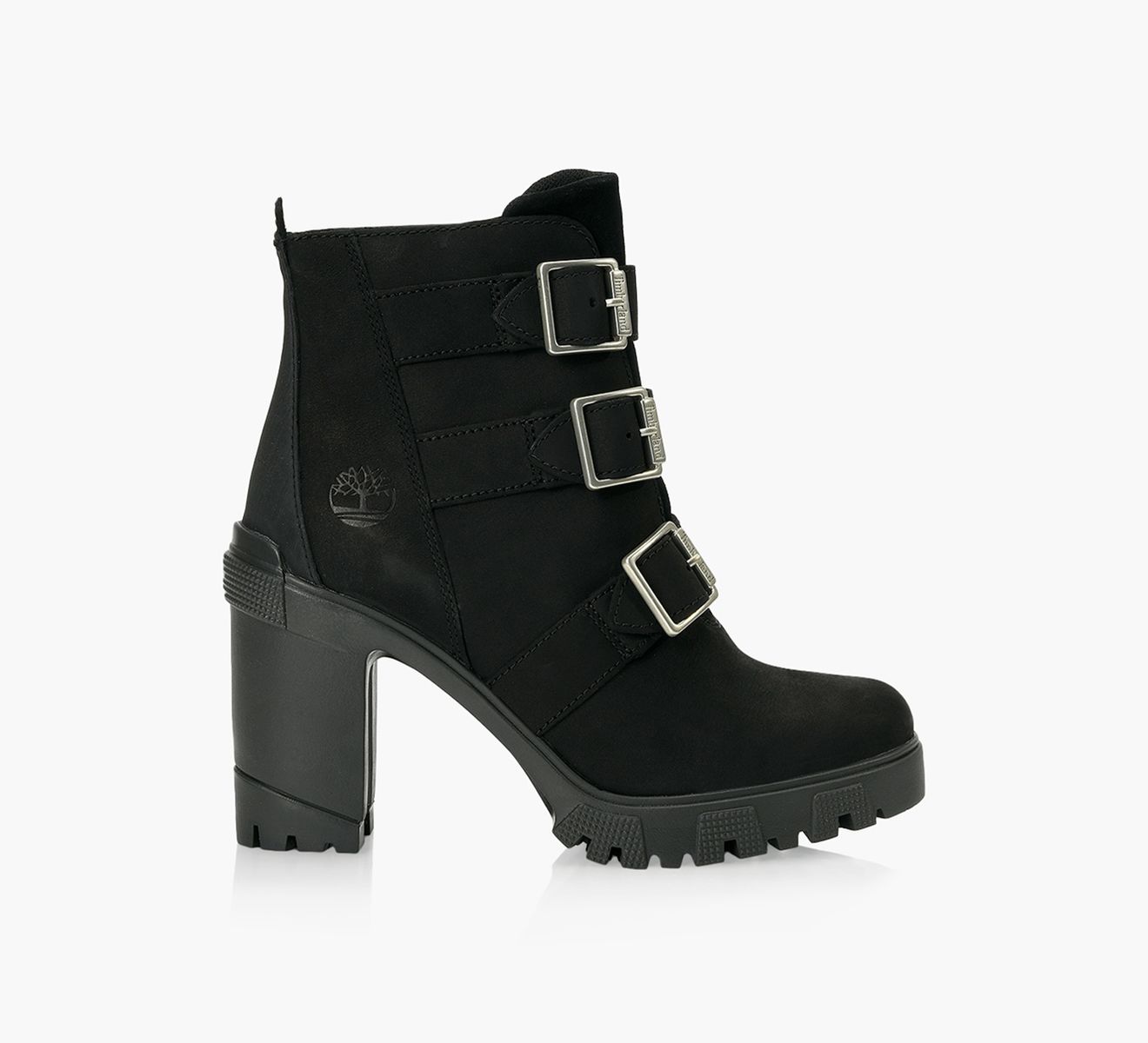 TIMBERLAND LANA POINT BUCKLE BOOT Black Leather Browns Shoes
