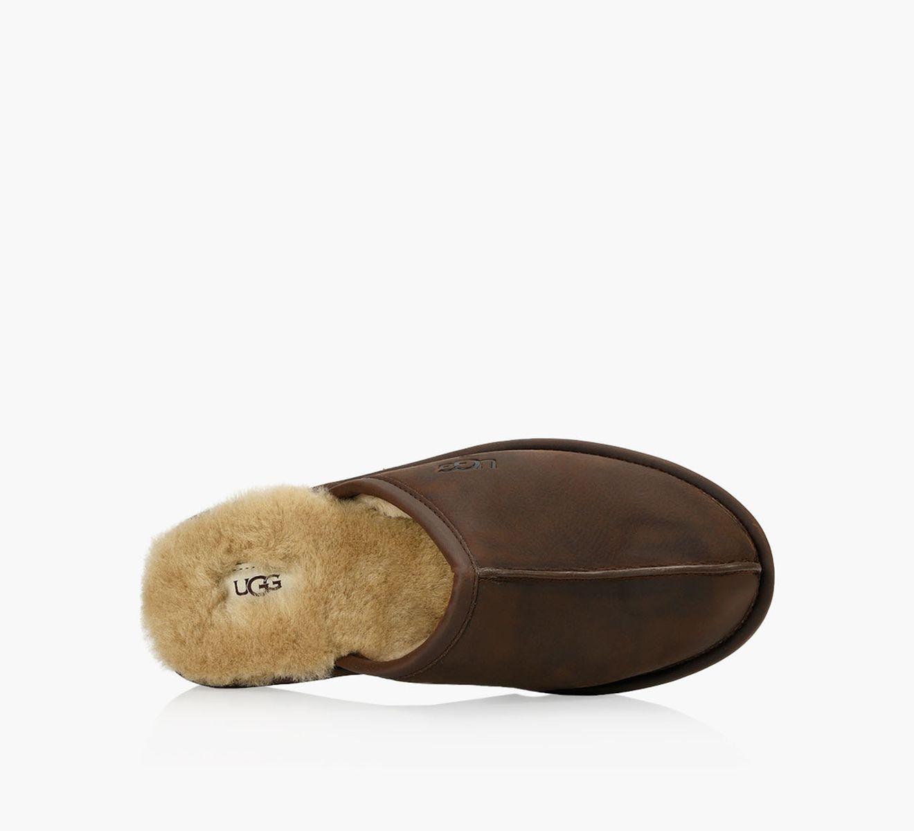 Mens leather scuff slippers store