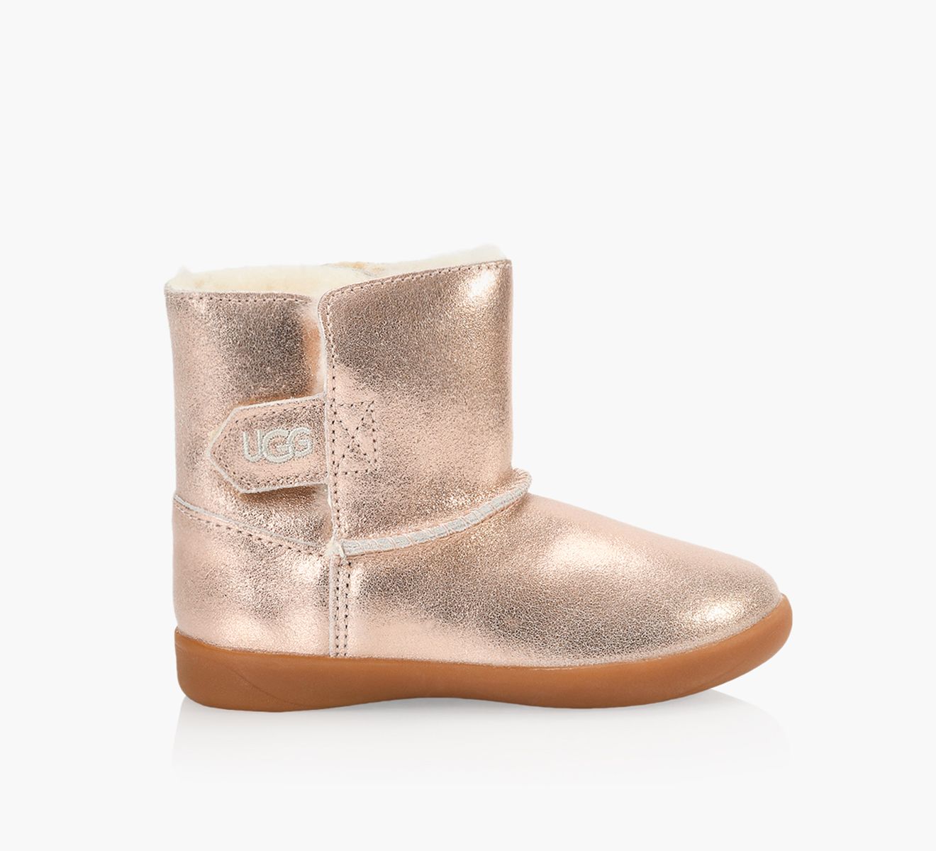 UGG KEELAN METALLIC GLITTER Rose Dore Browns Shoes