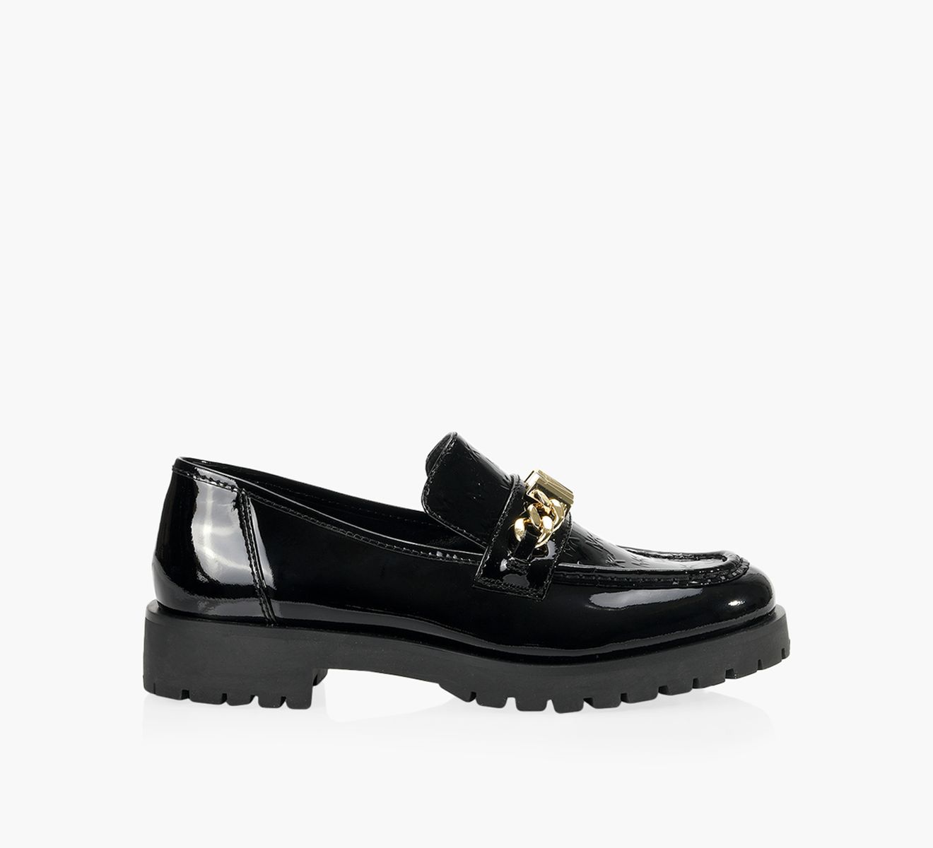 Michael kors womens black loafers sales
