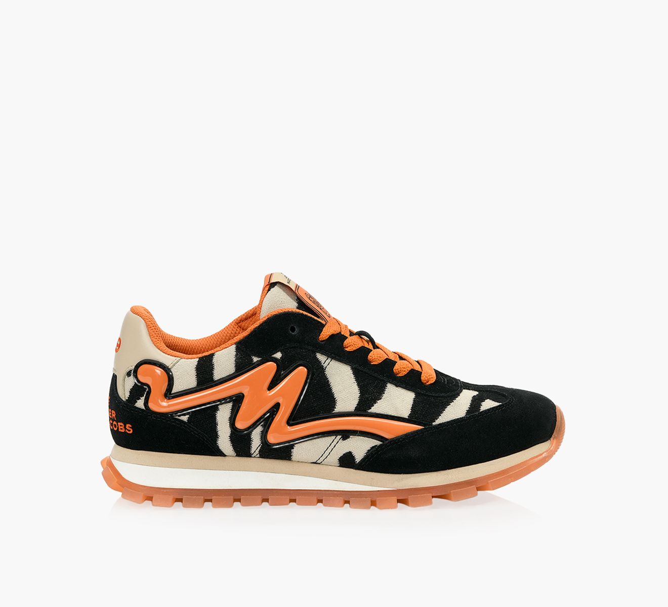 MARC JACOBS THE JOGGER Multicolour Leather And Fabric Browns Shoes