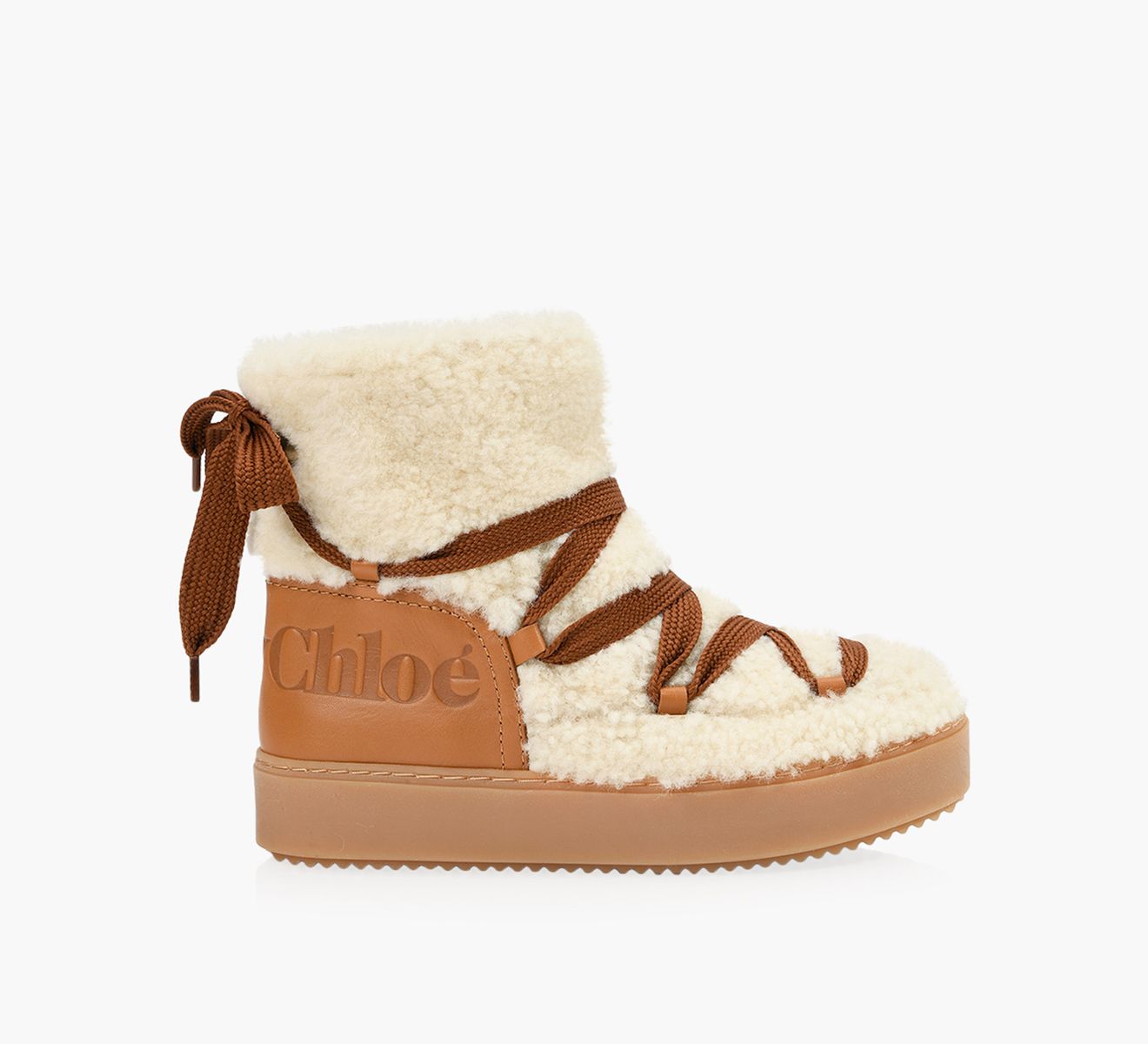 SEE BY CHLOE CHARLEE Beige Rubber Browns Shoes