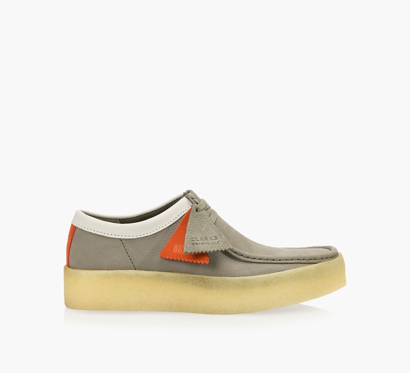 CLARKS ORIGINALS WALLABEE CUP Grey Nubuck Browns Shoes