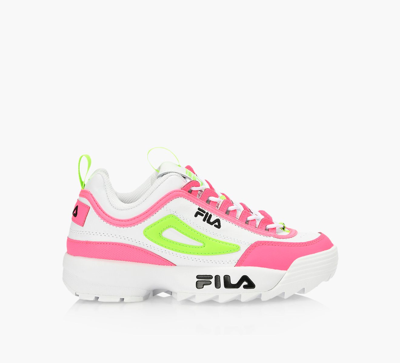 FILA DISRUPTOR II White Colour Leather Browns Shoes