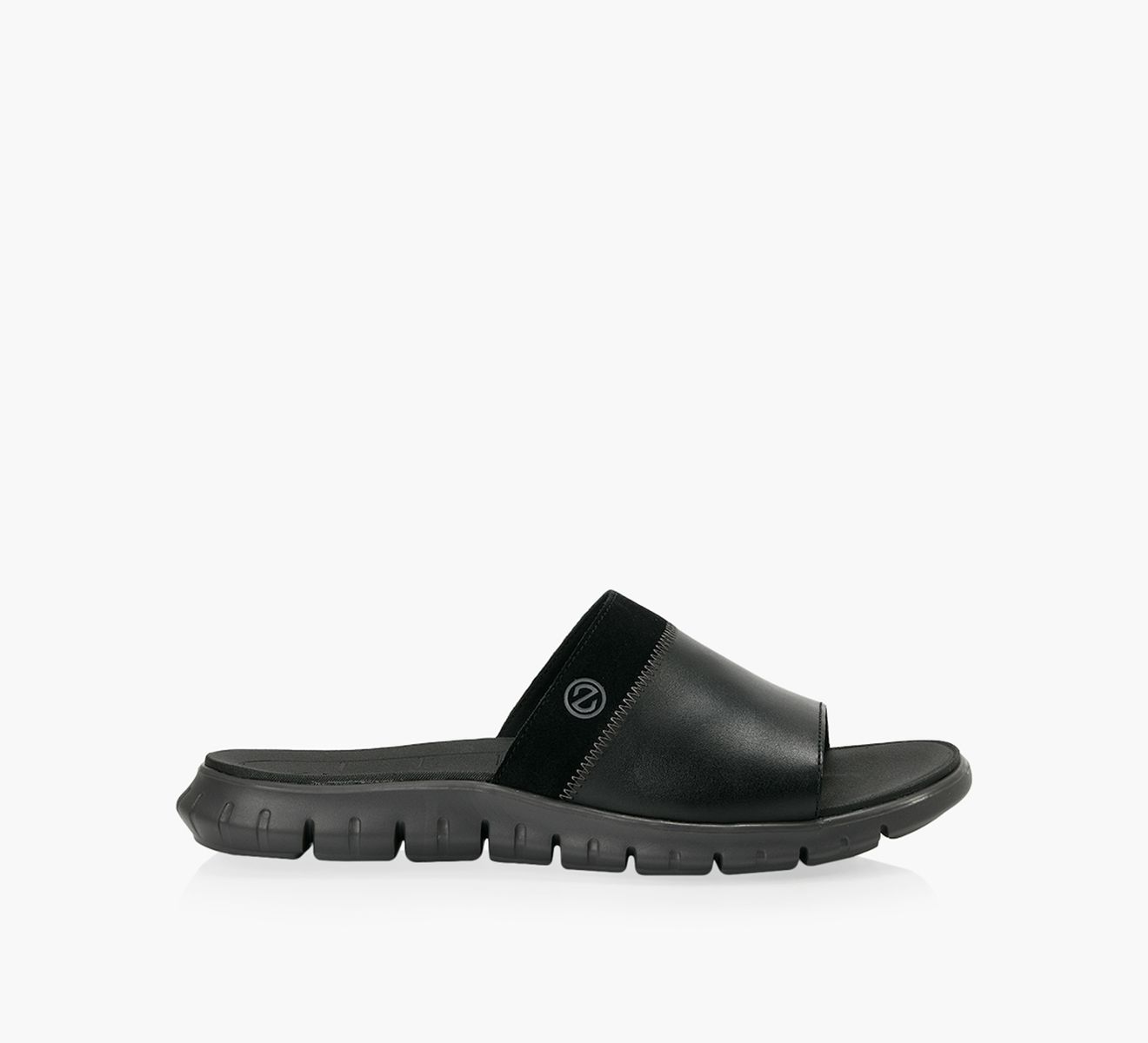 COLE HAAN ZEROGRAND SANDAL LX Black Leather Browns Shoes