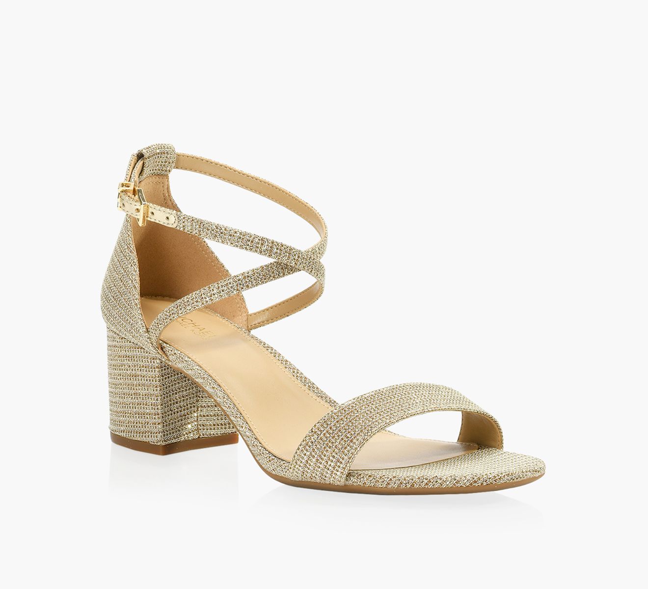 【Michael Kors】Serena Flex Glitter Chain-Mesh Sandal Serena Flex Glitter Chain-Mesh Sandal | Michael Kors [US]